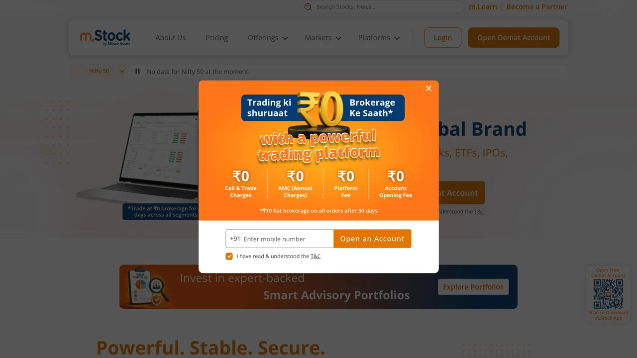 mStock (Mirae Asset) Review: A SEBI-Regulated Discount Broker